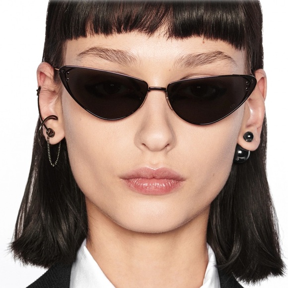 DIOR MissDior B1U Gunmetal/Smoke Cat Eye Sunglasses - Picture 1 of 6